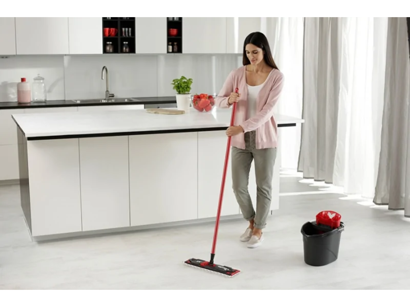 BOX Vileda Mop płaski Ultramax XL Wiadro+ Mop 160932
